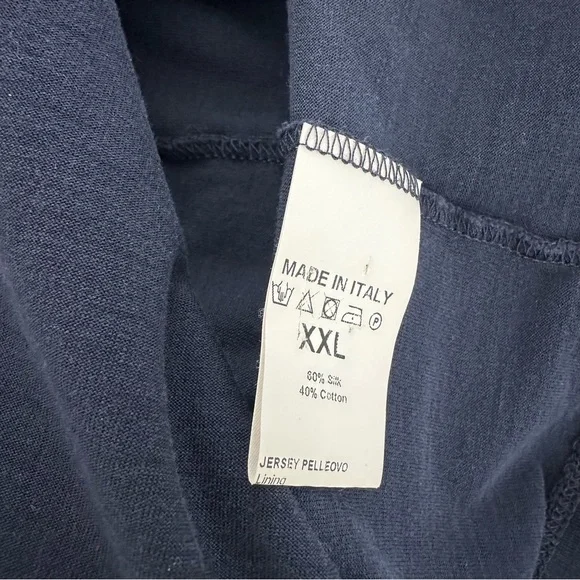 Isaia Short Sleeve Silk/Cotton Blend T-Shirt - Picture 7 of 12